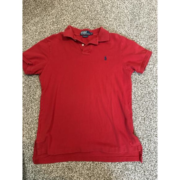 Lot of 4 Vintage Polo Ralph Lauren Short Sleeve Polo Shirts Mens Size Medium EUC - Picture 5 of 8